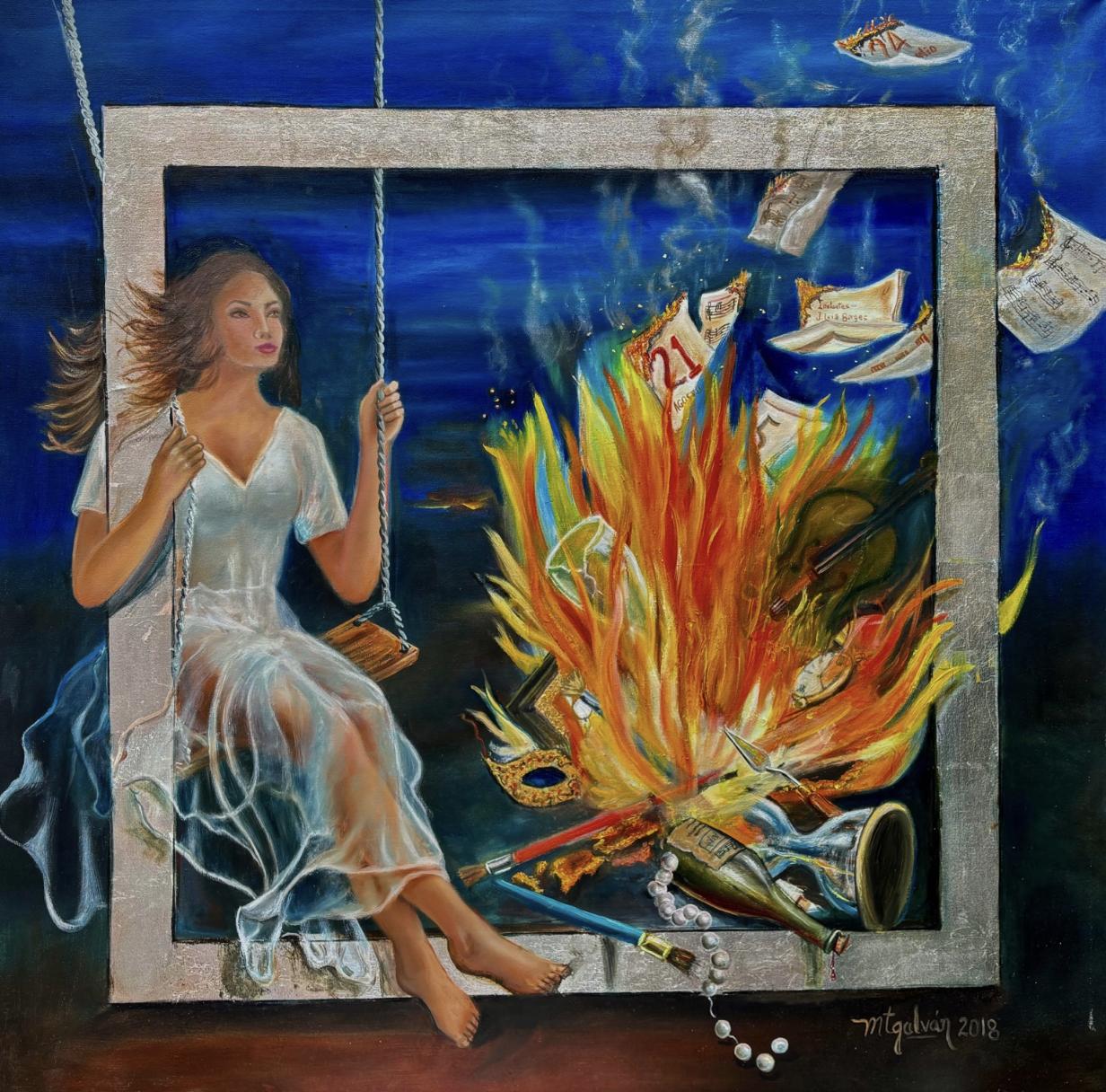 "Estoy haciendo una hoguera con mi pasado"